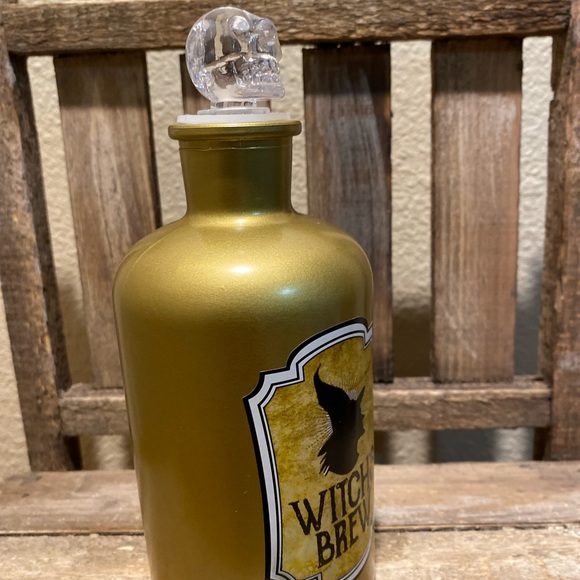 Halloween Potion Bottles Set Of 2, Witch’s Brew & Zombie Brew Potion Bottles - Picture 13 of 16